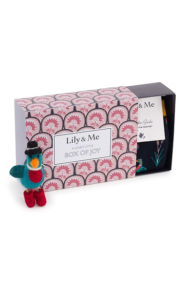 Lily & Me Sock & Keyring Gift Box