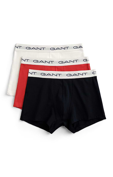Men's Gant Three-Pack Stretch Cotton Trunks