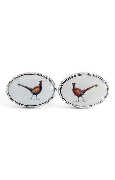 Men's Pheasant Cufflinks
