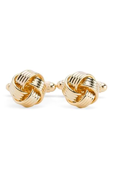 Men's Gilt Knot Cufflinks