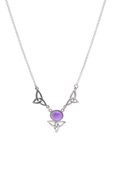 Celtic Amethyst Necklace
