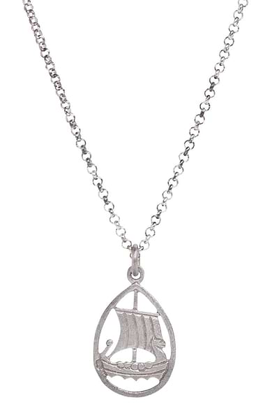 Shetland Jewellery Small Viking Ship Pendant