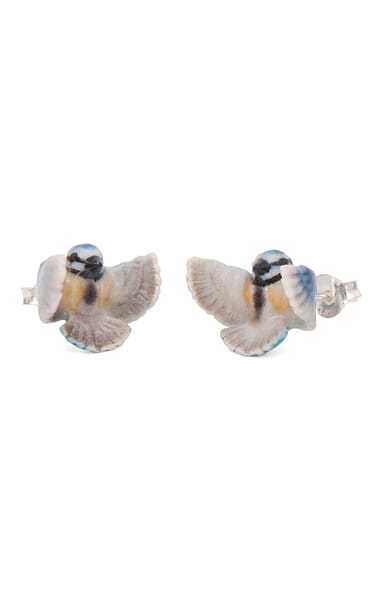 Blue Tit Earrings