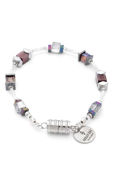 Arran Bay Cat s Eye & Hematite Bracelet