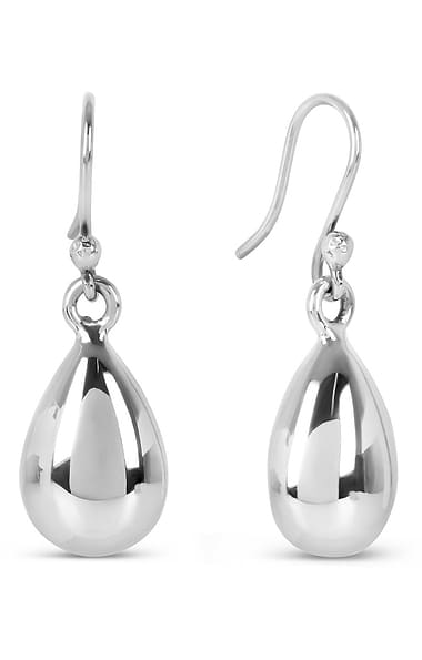 Hammered Tear Drop Earrings