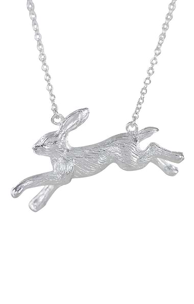 Reeves & Reeves Running Hare Necklace