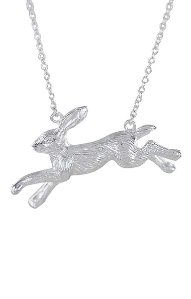 Reeves & Reeves Running Hare Necklace