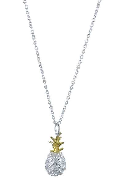 Reeves & Reeves Sterling Silver Pineapple Necklace