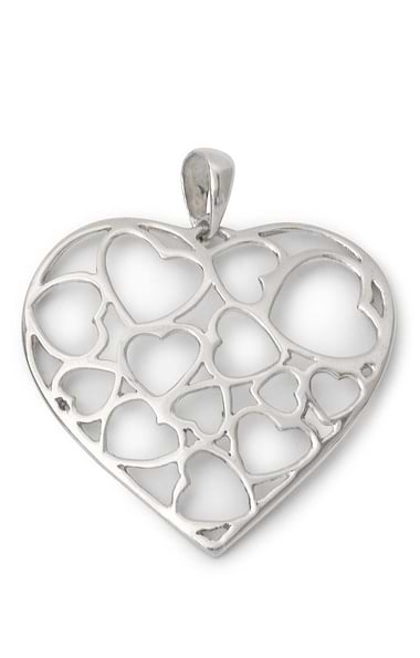 Cut-Out Hearts Pendant