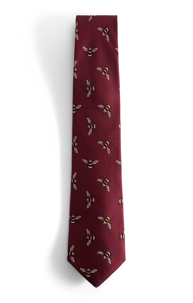 Men's Bumble Bee Silk Tie