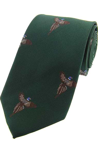 Men's Woven Flying Pheasant Tie