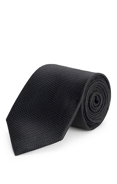 Men's Herringbone Woven Silk Tie