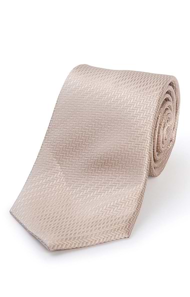 Men's Herringbone Woven Silk Tie