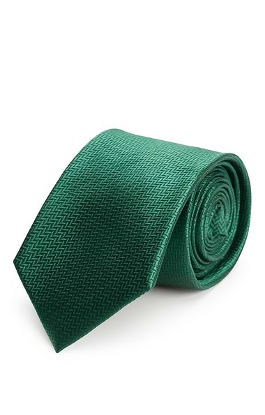 Men's Herringbone Woven Silk Tie