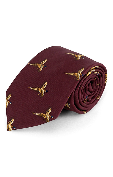 Men's Flying Pheasants Silk Tie