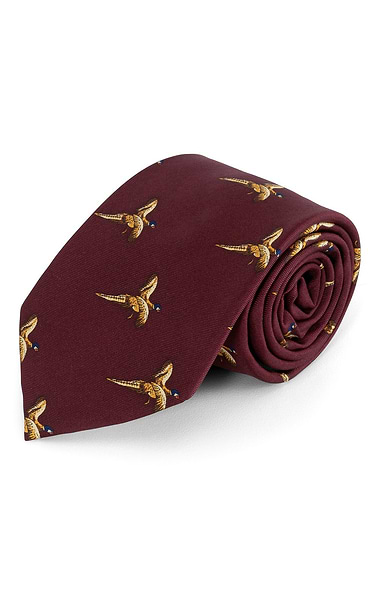 Men's Flying Pheasants Silk Tie