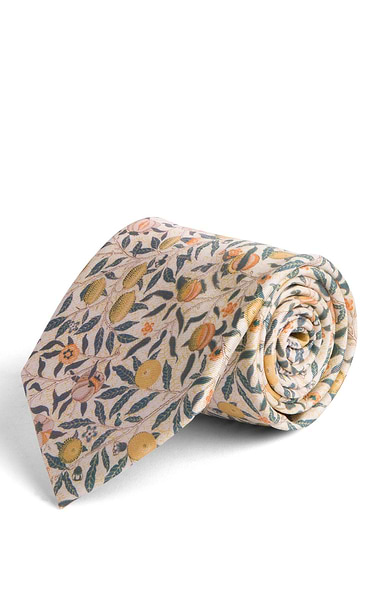 Men's Morris Print Fruit Tie
