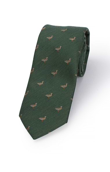 Partridge Wool Blend Tie
