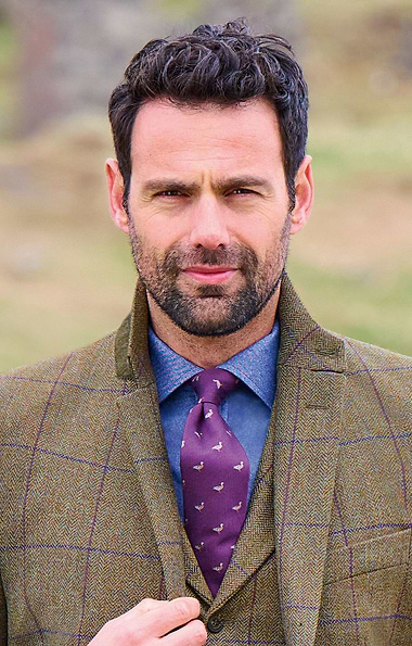 Partridge Wool Blend Tie