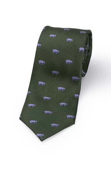 Men's Woven Silk Warthog Tie