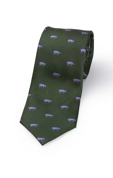 Men's Woven Silk Warthog Tie