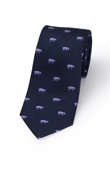 Men's Woven Silk Warthog Tie