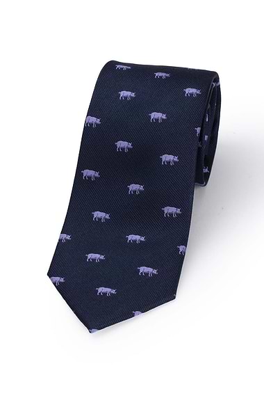 Men's Woven Silk Warthog Tie