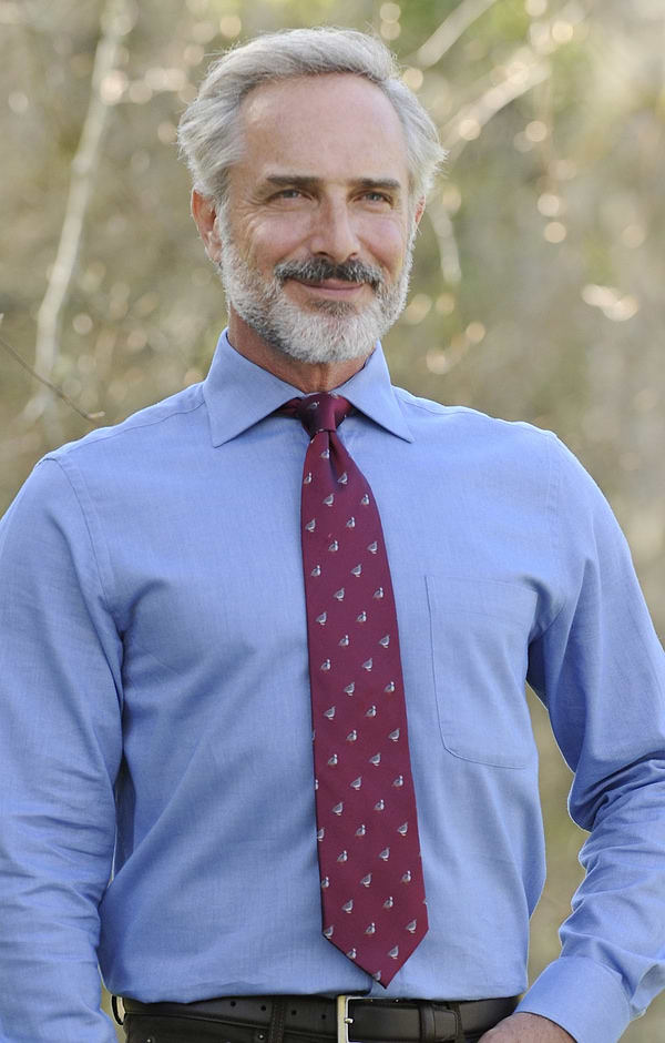 Men's Silk Woven Partridge Tie