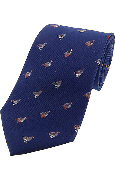 Men's Silk Woven Partridge Tie