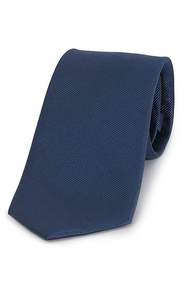 Men's Plain Woven Silk Tie