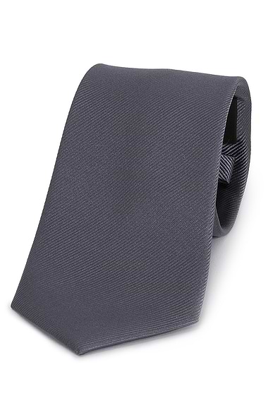Men's Plain Woven Silk Tie