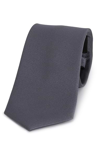Men's Plain Woven Silk Tie