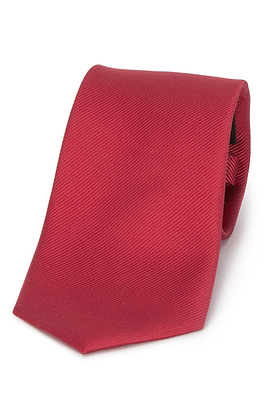 Men's Plain Woven Silk Tie