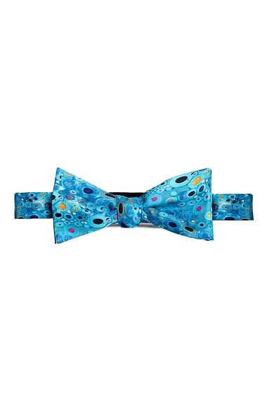 Men's Klimt Print Silk Bow tie