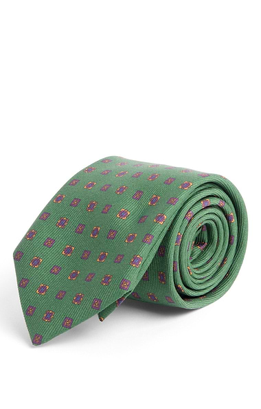 Men's Floral Silk Twill Neck Tie