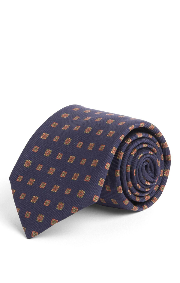 Men's Floral Silk Twill Neck Tie