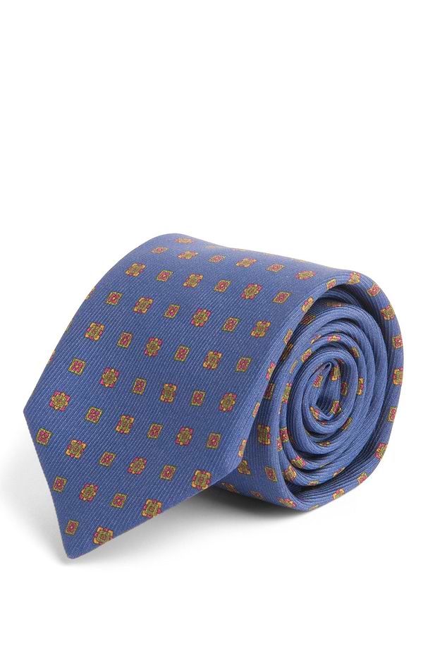 Men's Floral Silk Twill Neck Tie
