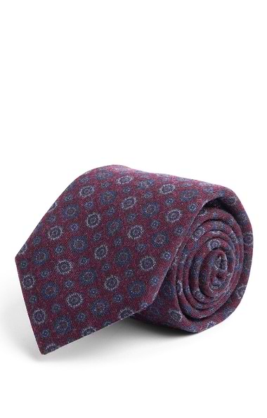 Men's Medallion Wool Neck Tie