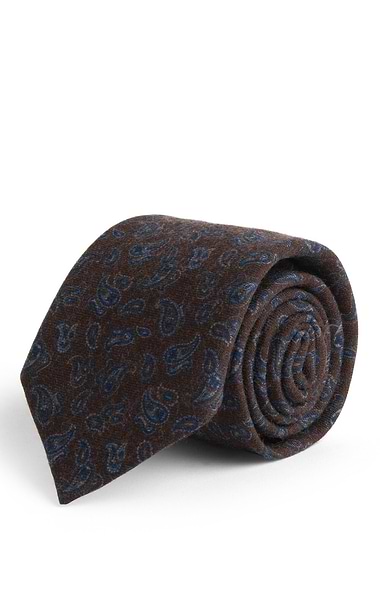 Men's Paisley Wool Neck Tie