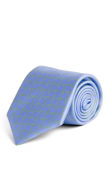Men's Nautical Silk Twill Neck Tie