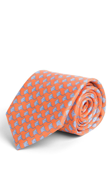 Men's Nautical Silk Twill Neck Tie