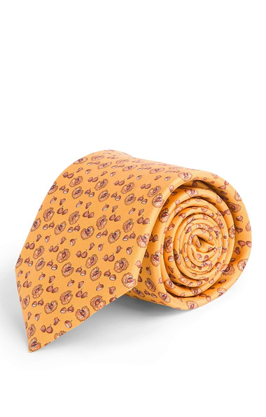 Men's Conker Silk Twill Neck Tie