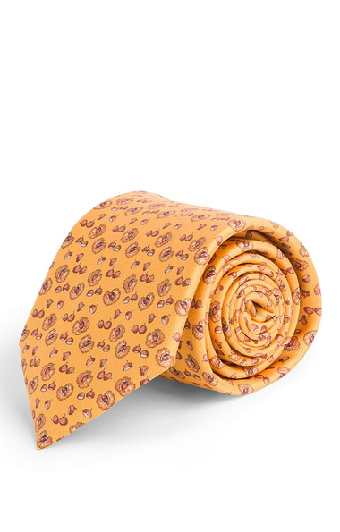 Men's Conker Silk Twill Neck Tie