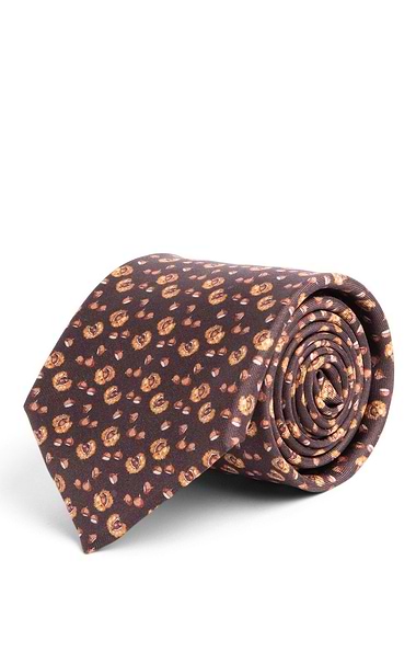 Men's Conker Silk Twill Neck Tie