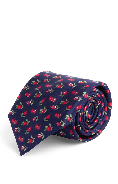 Men's Pomegranate Silk Twill Neck Tie