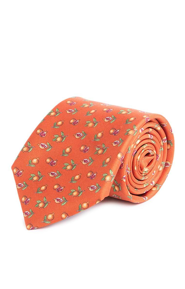 Men's Pomegranate Silk Twill Neck Tie