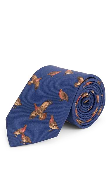 Men's Partridge Silk Twill Neck Tie