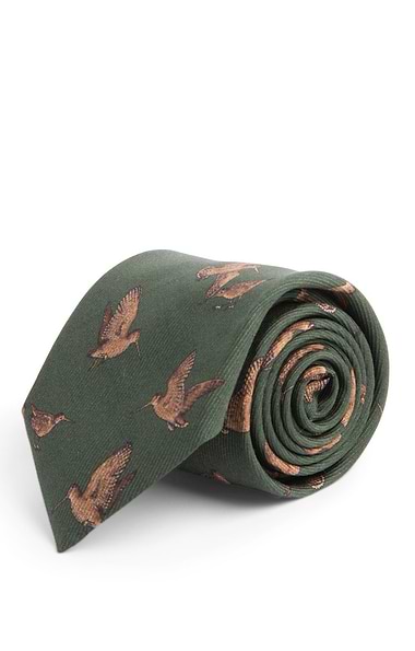Men's Woodcock Silk Twill Neck Tie
