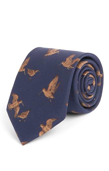 Men's Woodcock Silk Twill Neck Tie