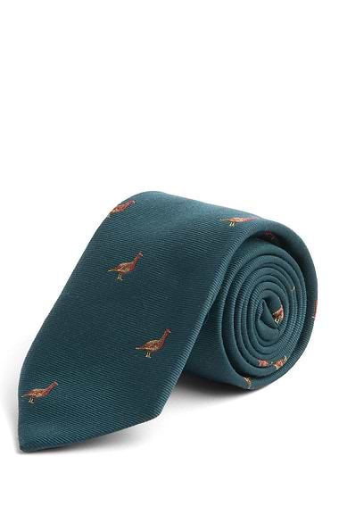 Men's Standing Pheasant Neck Tie